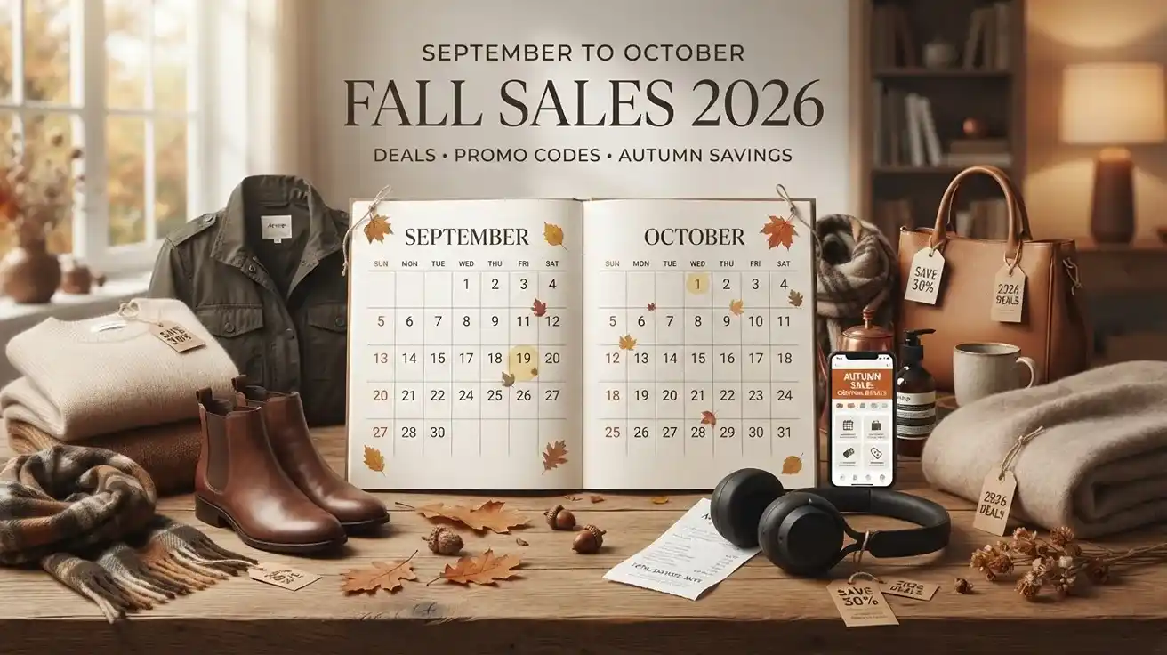 September to October Fall Sales 2026: Online Deals, Promo Codes and Autumn Discounts to Watch